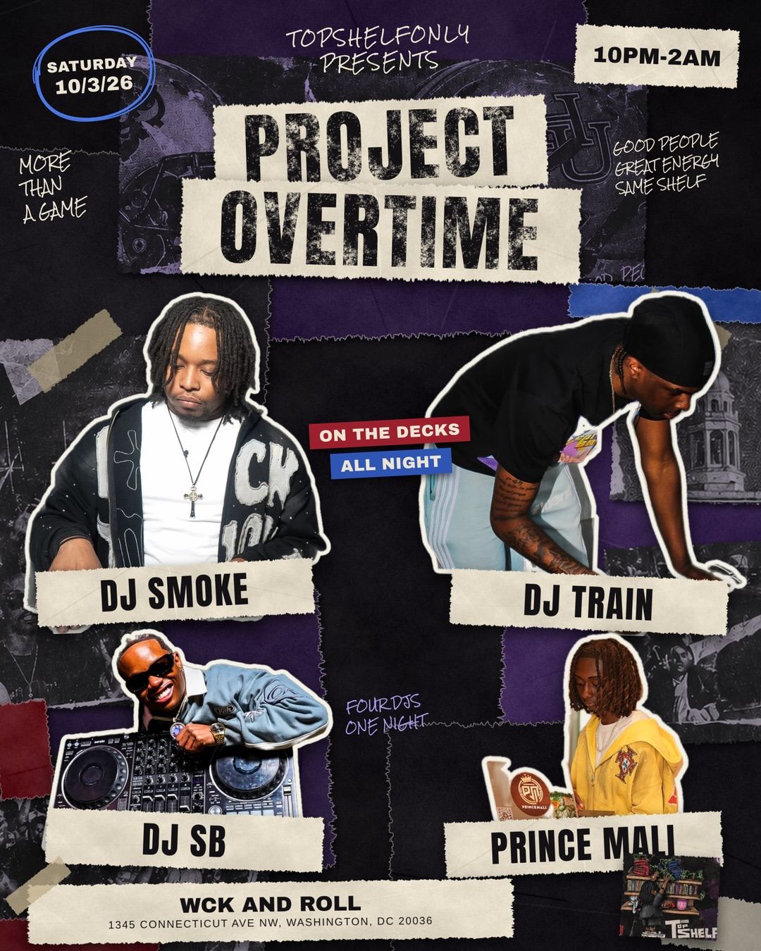 PROJECT OVERTIME AFTER PARTY — flyer 3