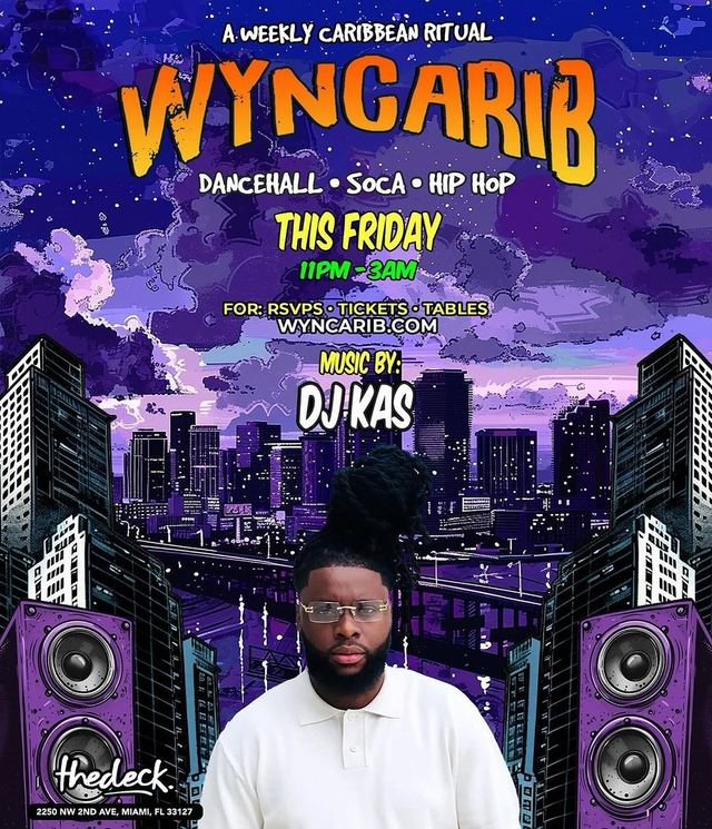 Wyncarib, Fri, Oct 16, The Deck Wynwood, Wynwood