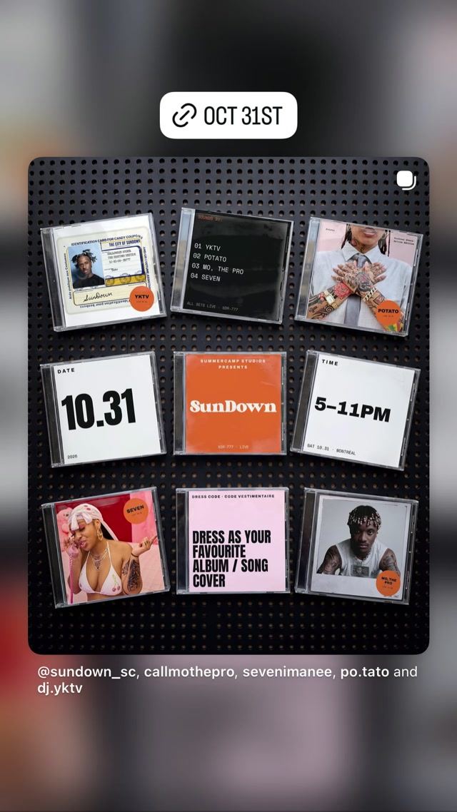SunDown: The Album Cover Edition — flyer 3