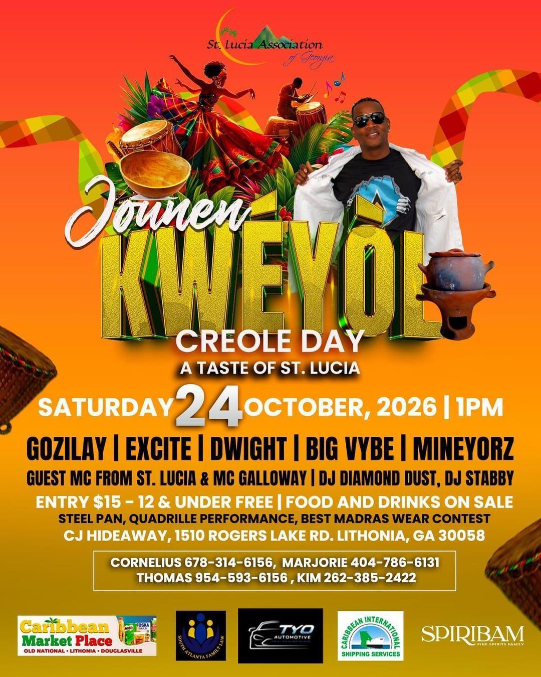 Jounen Kweyol Creole Day — flyer 2