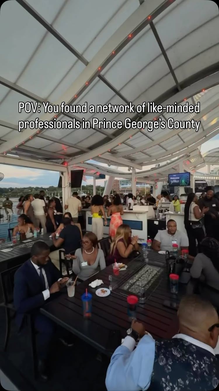 Gorgeous Prince George’s Professionals Mixer — flyer 3