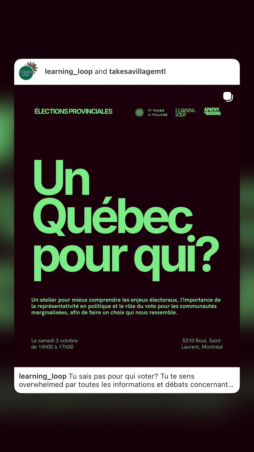 Un Québec pour qui?