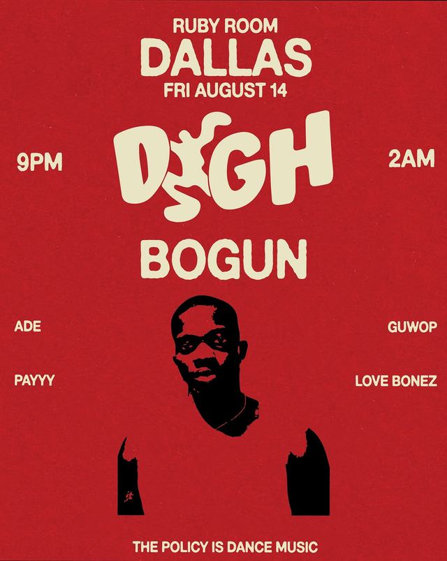 D*GH, Fri, Aug 14, Ruby Room, Old East Dallas