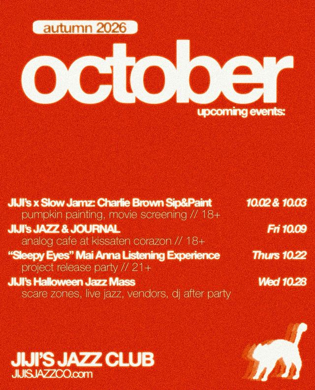 JIJI's Halloween Jazz Mass, Wed, Oct 28, JIJI's JAZZ CLUB