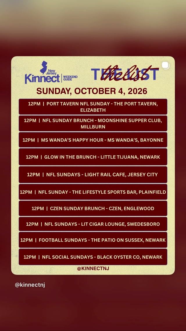 NFL SOCIAL SUNDAYS — flyer 2