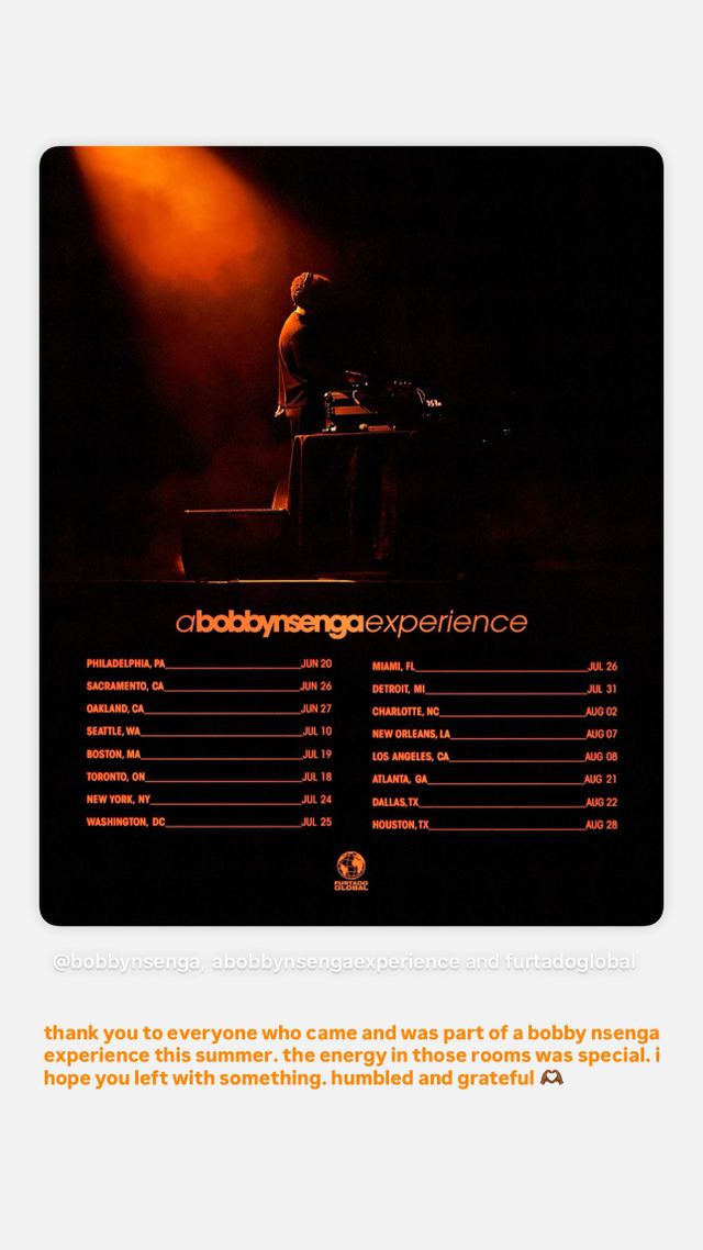 a bobby nsenga experience, Sun, Aug 23