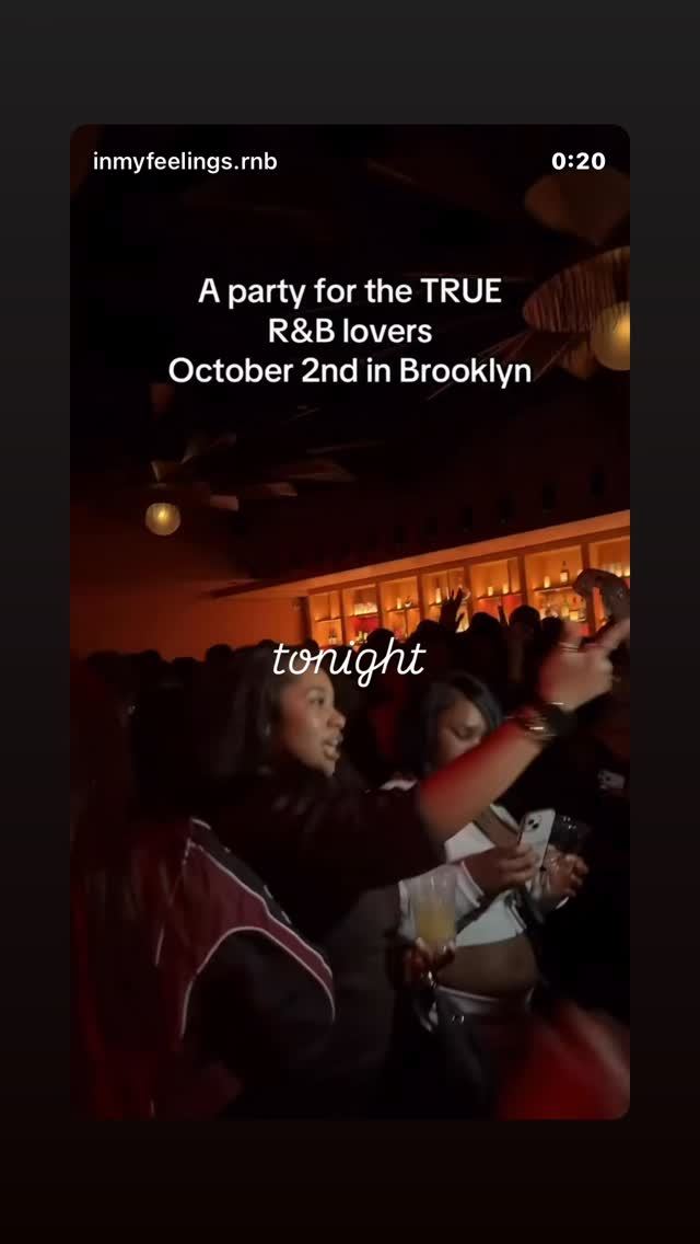 A party for the TRUE R&B lovers
