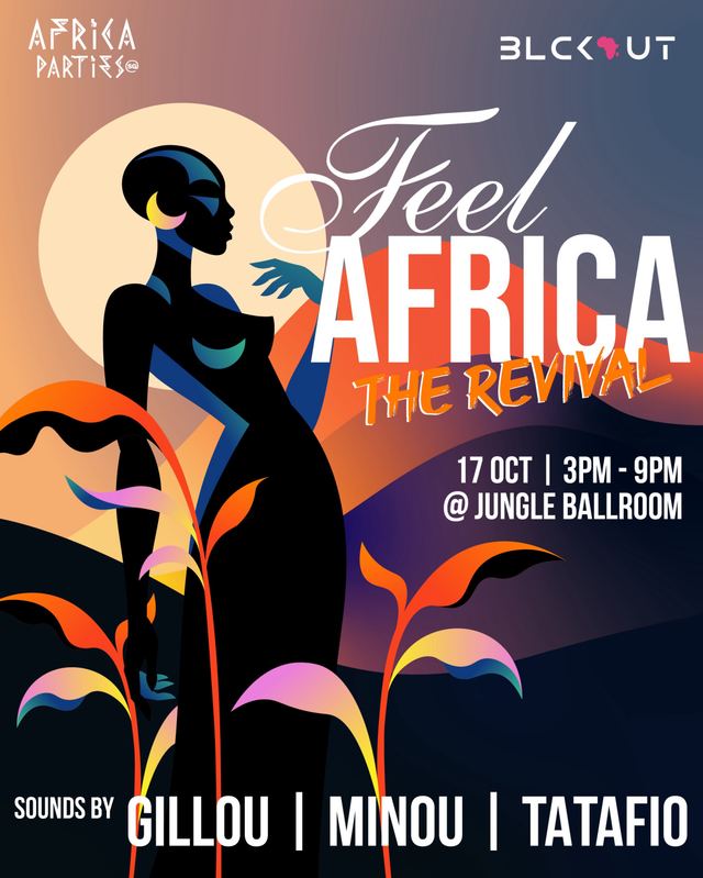 Feel Africa the Revival, Sat, Oct 17, Jungle Ballroom, Outram