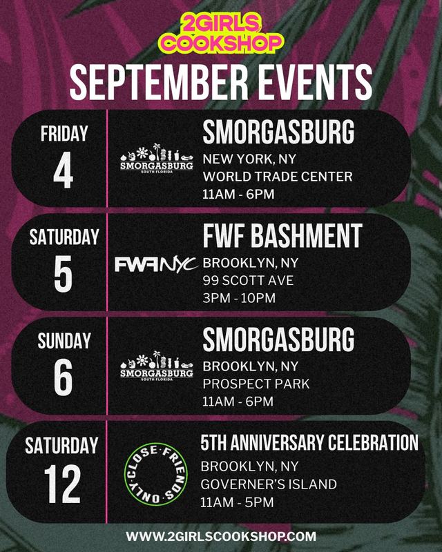 SMORGASBURG, Fri, Sep 4, World Trade Center, Manhattan