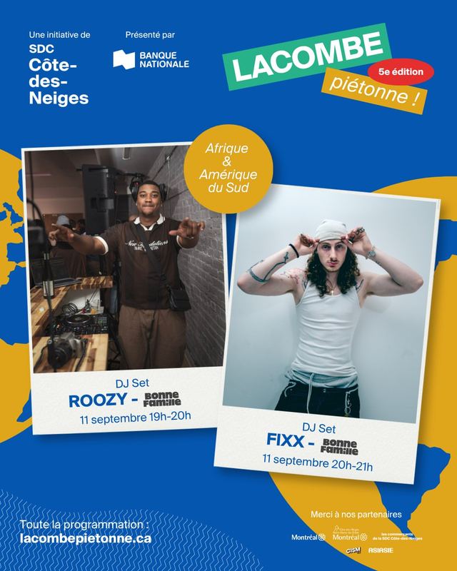 Lacombe piétonne, Fri, Sep 11, Lacombe, Côte-des-Neiges