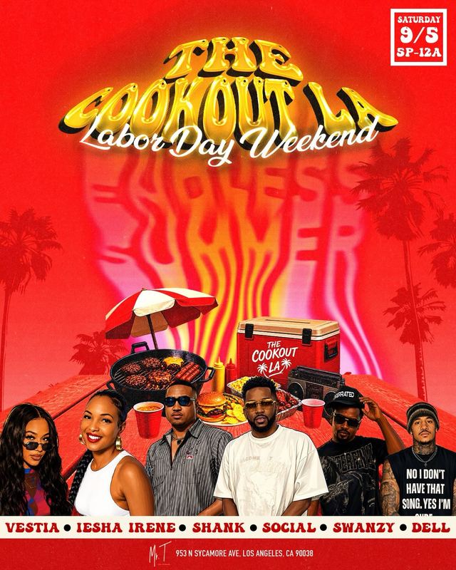 THE COOKOUT LA Labor Day Weekend, Sat, Sep 5, Mr T, Hollywood