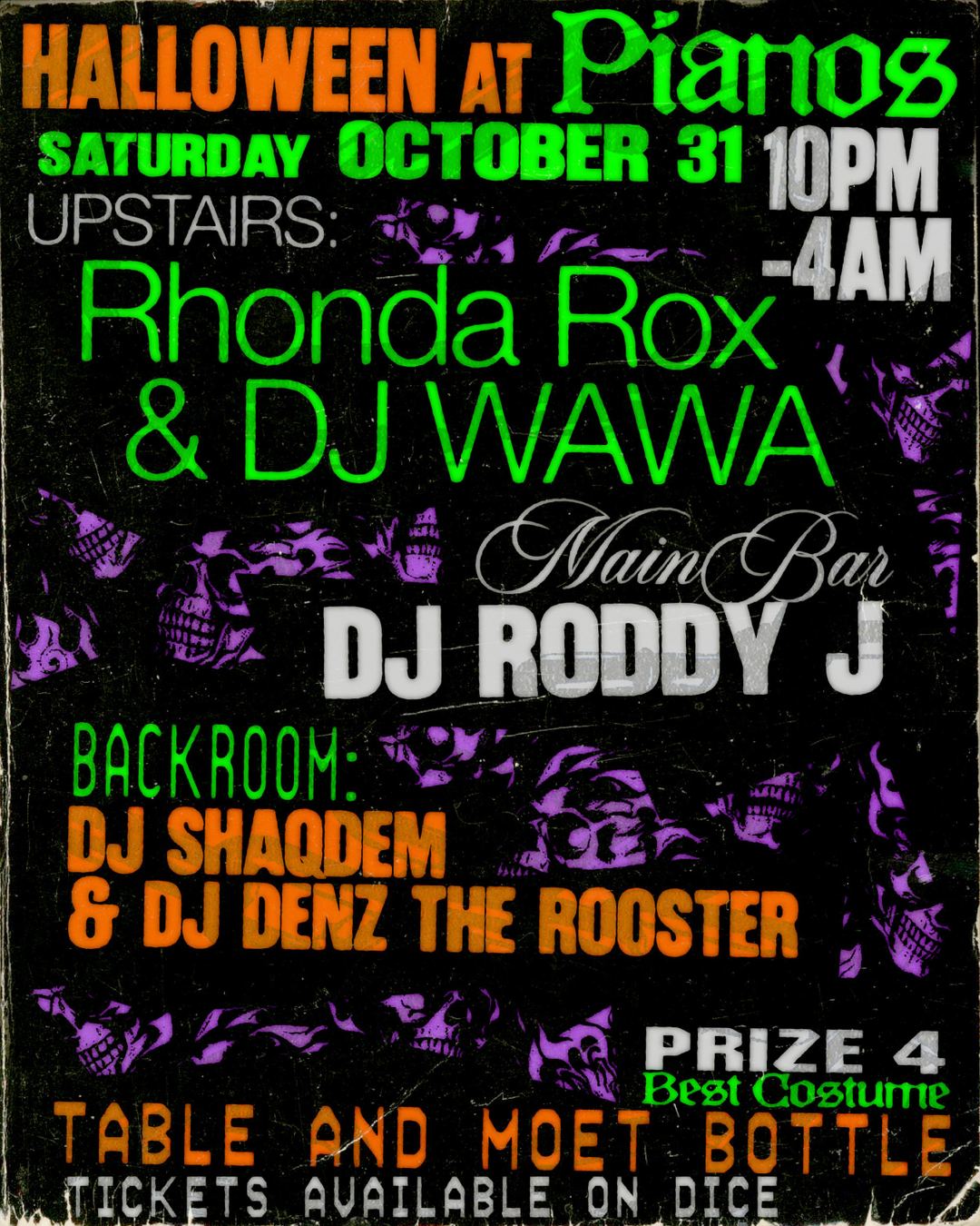 Halloween at Pianos