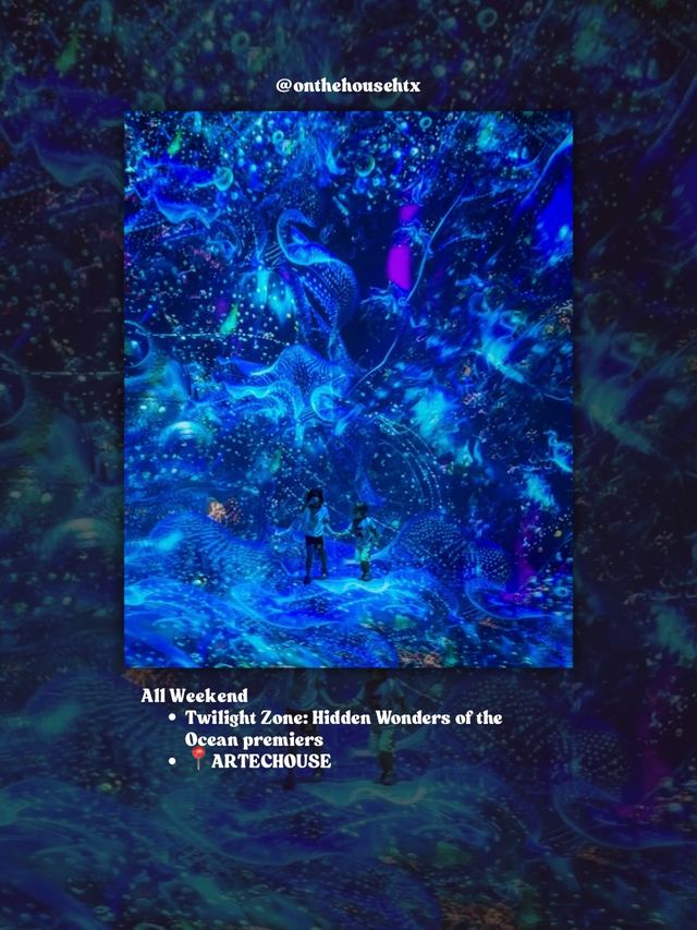 Twilight Zone: Hidden Wonders of the Ocean premieres, Thu, Sep 17 – Sun, Sep 20, Artechouse