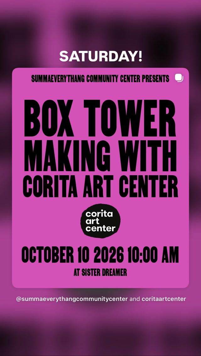 BOX TOWER MAKING WITH CORITA ART CENTER