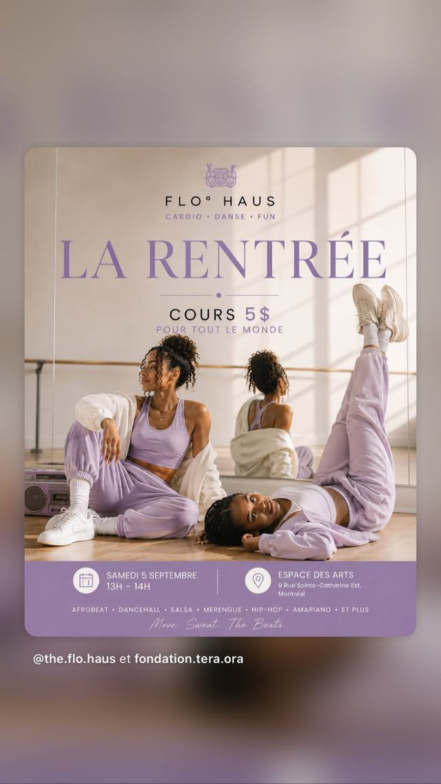 LA RENTRÉE, Sat, Sep 5, ESPACE DES ARTS, Ville-Marie