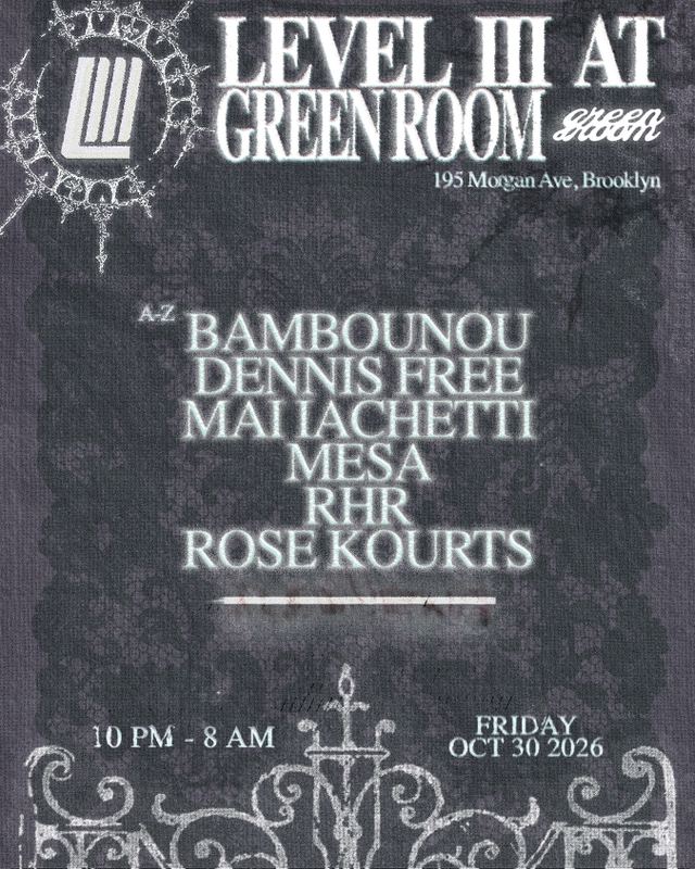 Level III Halloween, Fri, Oct 30 – Sat, Oct 31, Green Room, Bushwick
