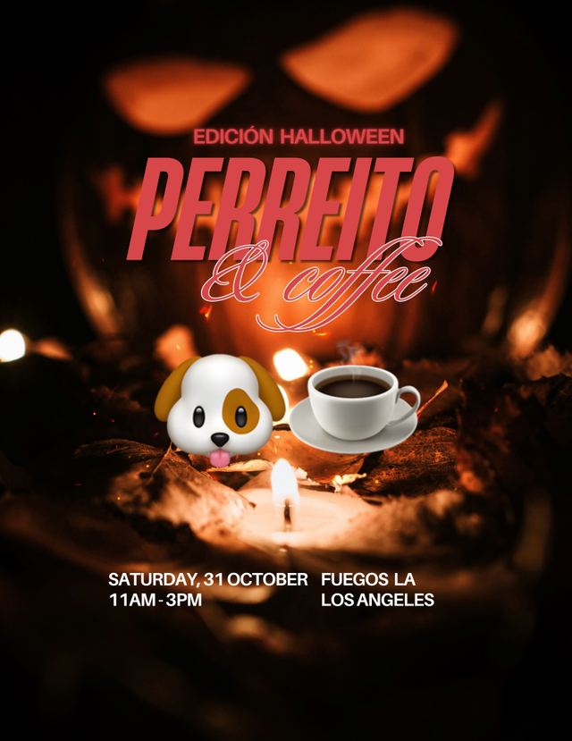 Perreito & Coffee: Edición Halloween, Sat, Oct 31, Fuegos LA