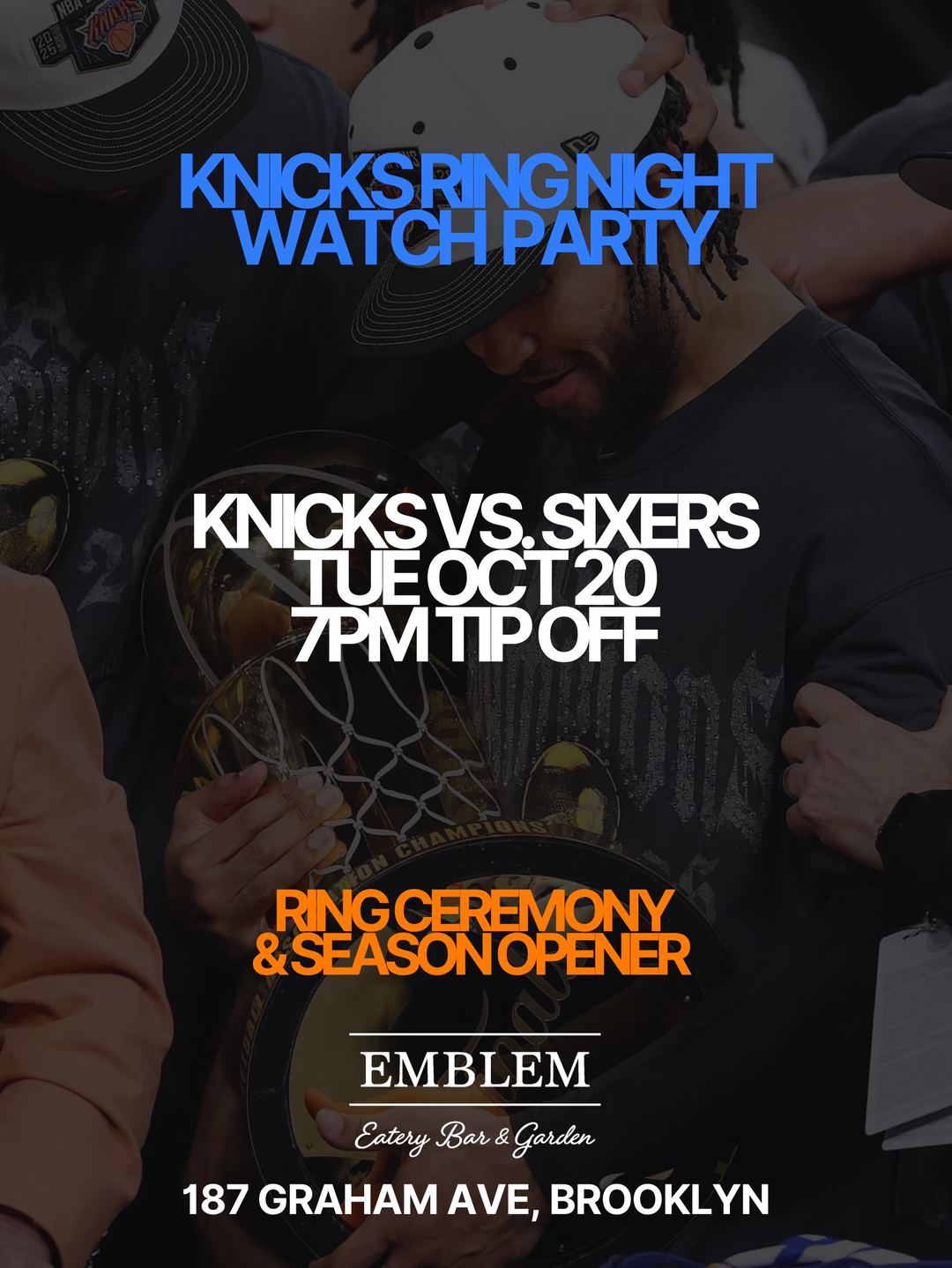 Knicks RING Night Watch Party