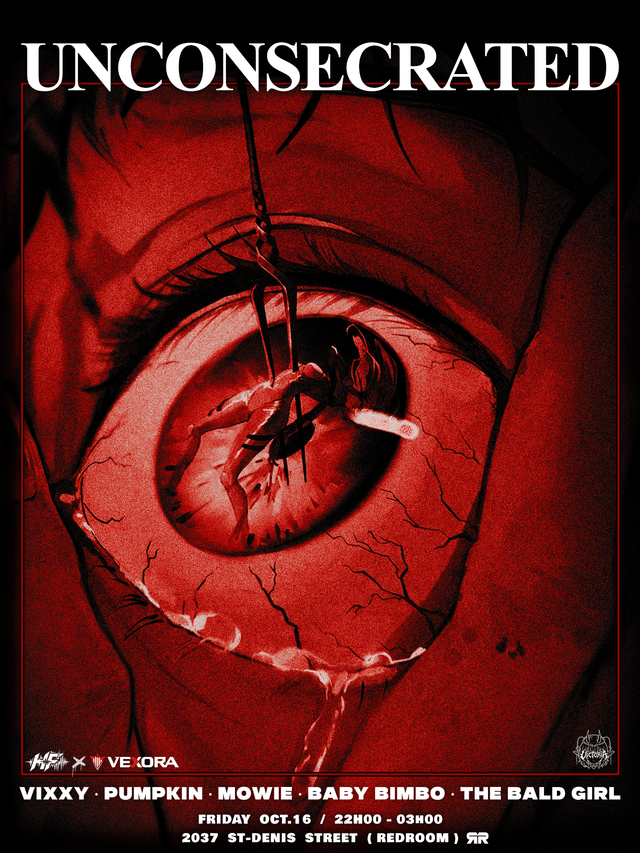 UNCONSECRATED, Fri, Oct 16, The Red Room