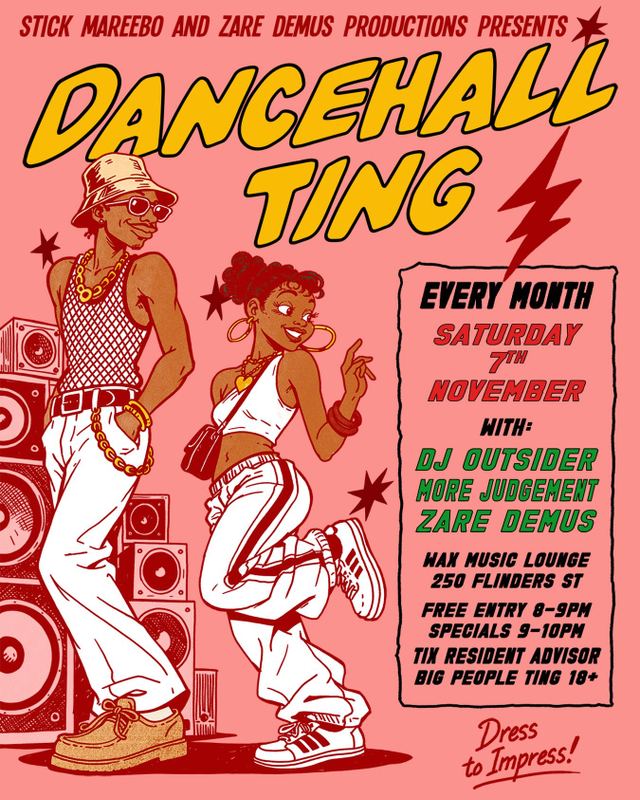 Dancehall Ting, Sat, Nov 7, Wax Music Lounge