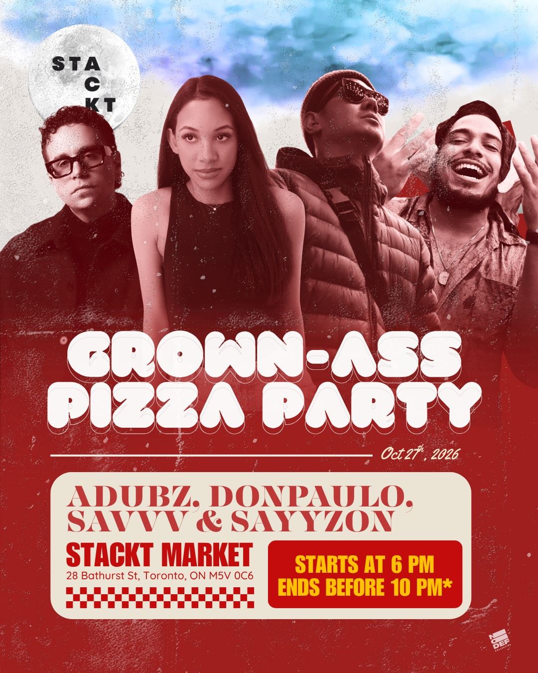 GROWN-ASS PIZZA PARTY