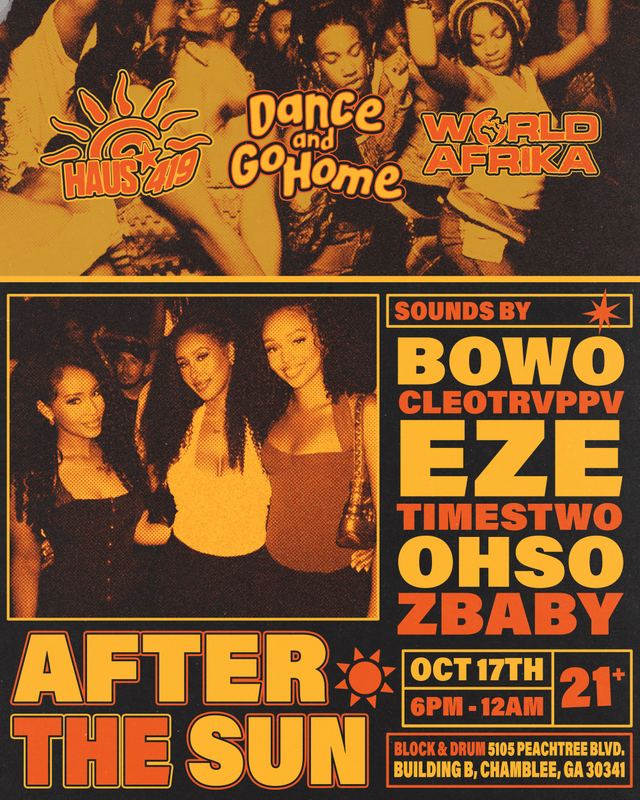 After the Sun, Sat, Oct 17, Block & Drum