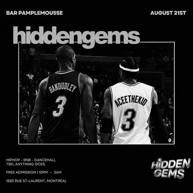 hiddengems, Fri, Aug 21, Bar Pamplemousse, Ville-Marie
