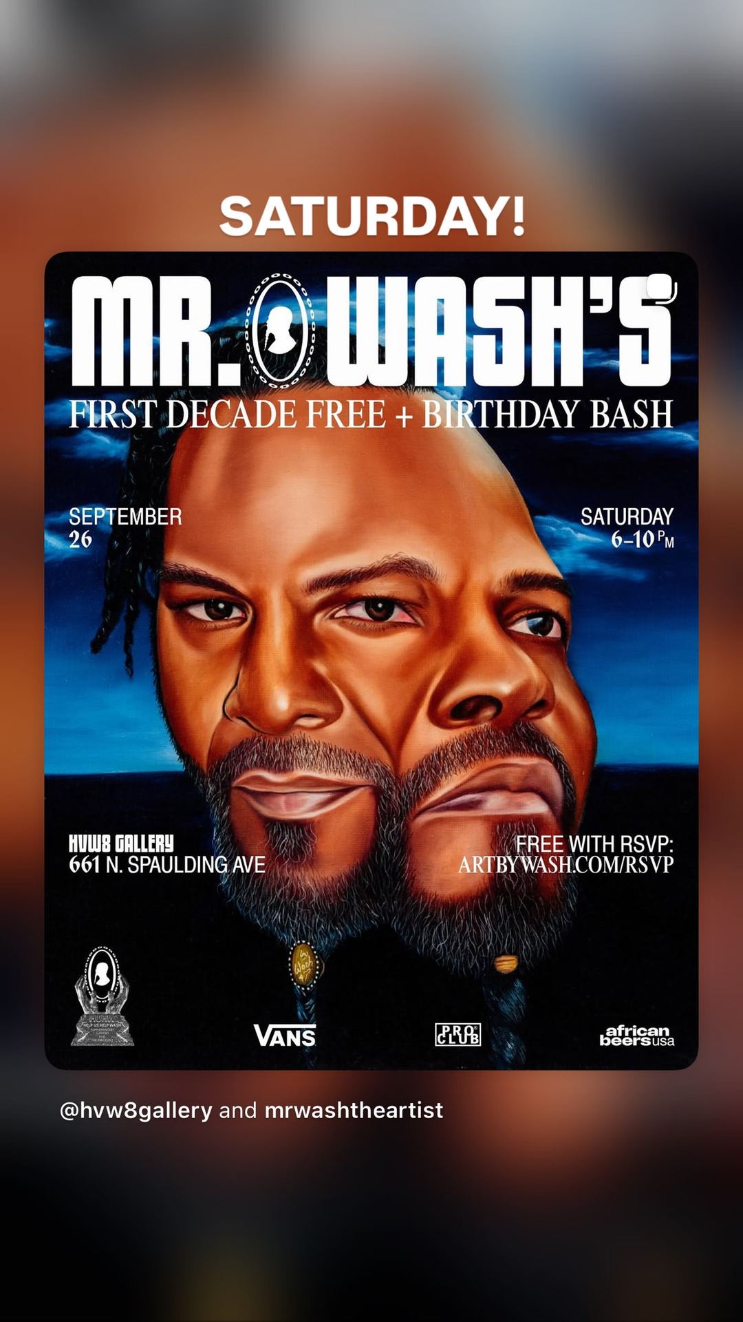 MR. WASH'S FIRST DECADE FREE + BIRTHDAY BASH