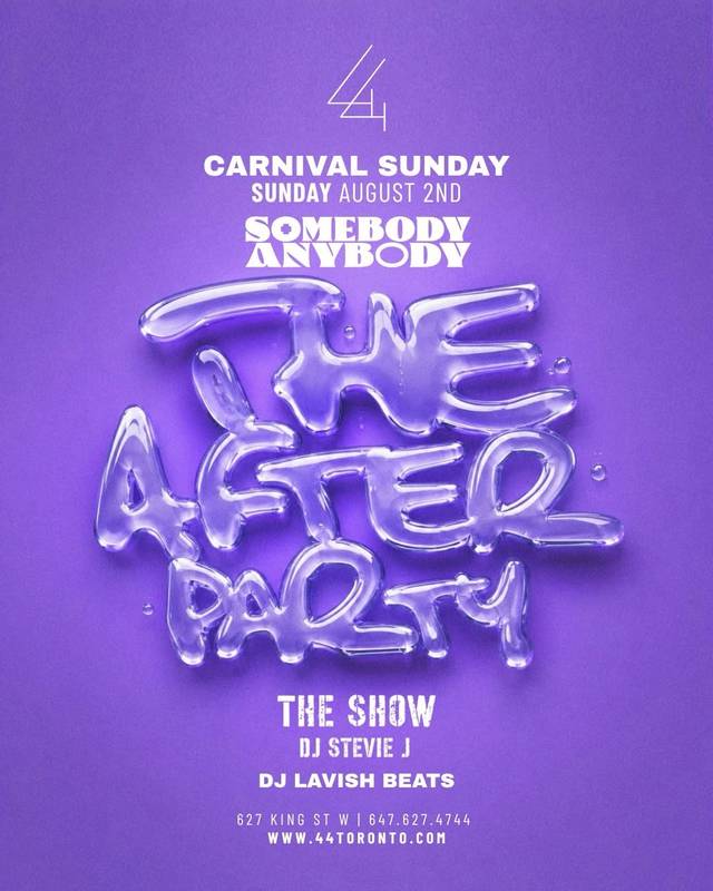 Somebody Anybody The After Party, Sun, Aug 2, Lavelle Rooftop, Old Toronto