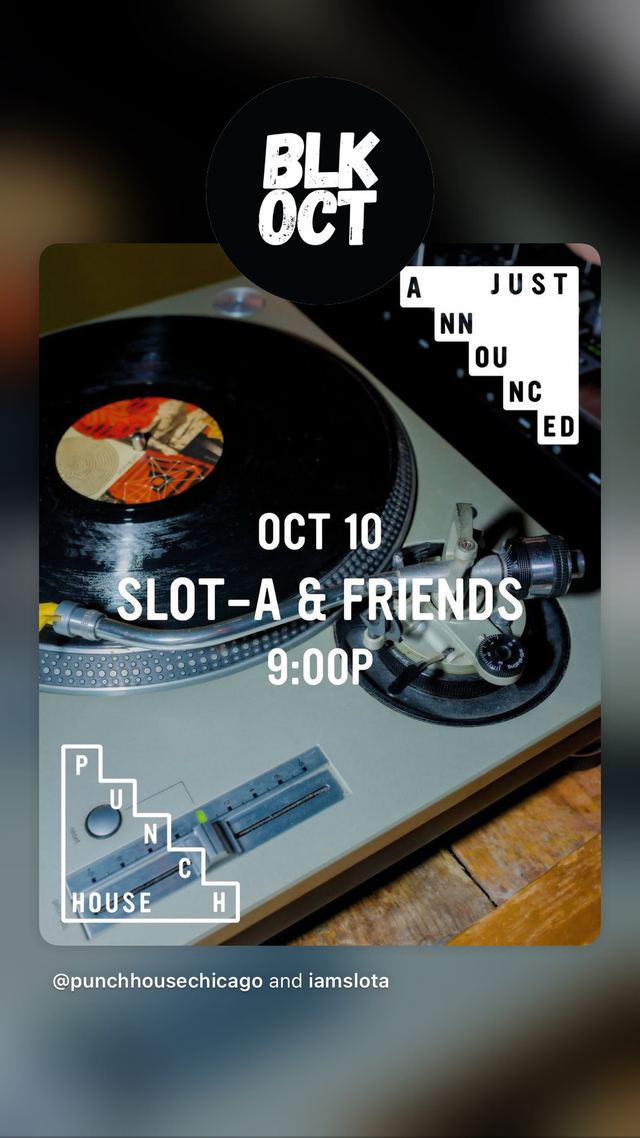 SLOT-A & FRIENDS, Sat, Oct 10, Punch House