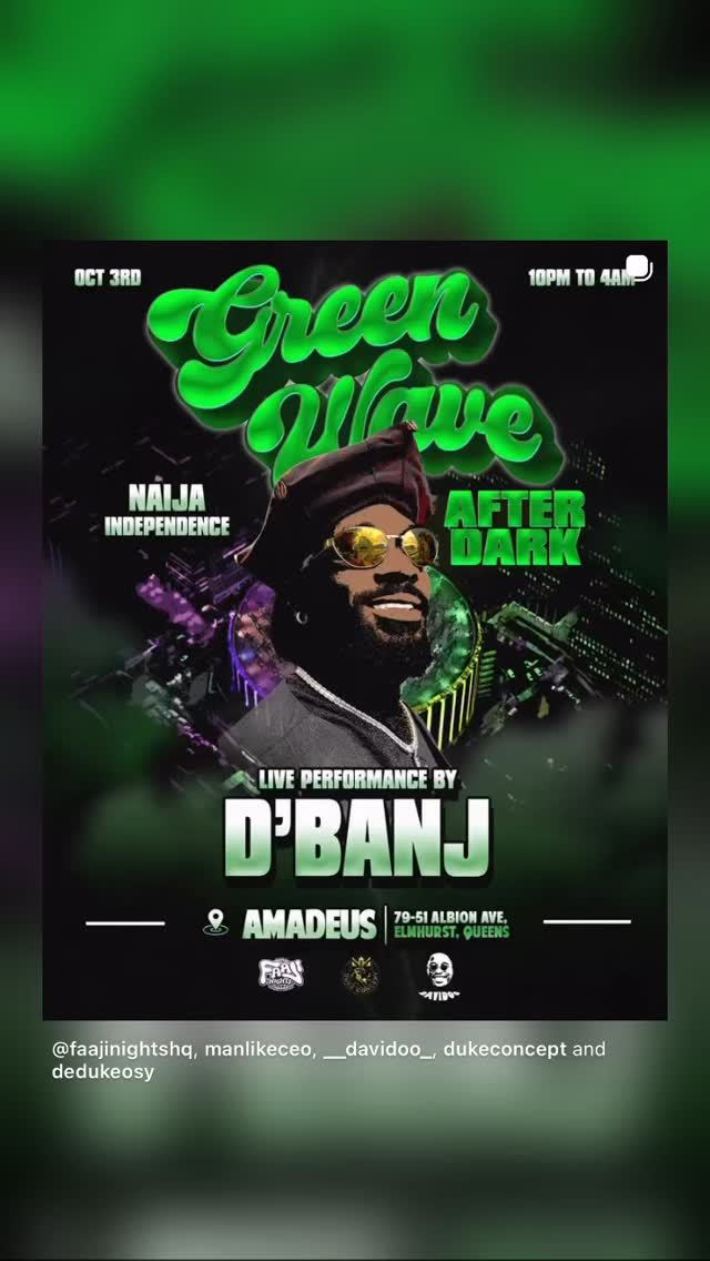 Nigerian Independence Day Party, Sat, Oct 3, Amadeus, Elmhurst