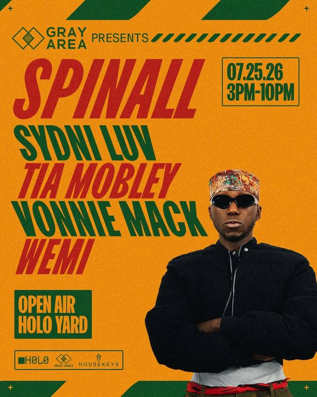 Spinall, Sat, Jul 25, Holo Yard, Queens