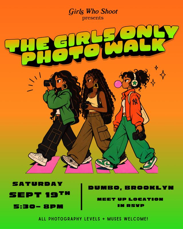 The Girls Only Photo Walk, Sat, Sep 19