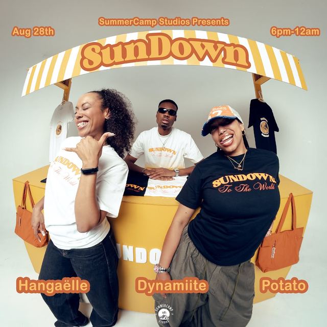 SUNDOWN, Fri, Aug 28, SummerCamp Studios