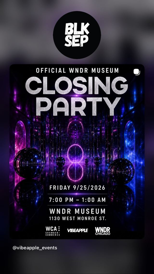 Official WNDR Museum Closing Party, Fri, Sep 25, WNDR Museum