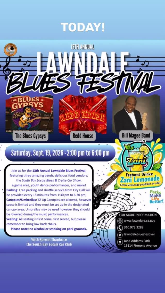 13th Annual Lawndale Blues Festival, Sat, Sep 19, Jane Addams Park