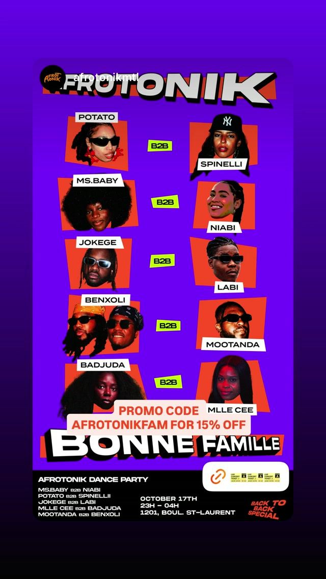 AFROTONIK DANCE PARTY — flyer 8