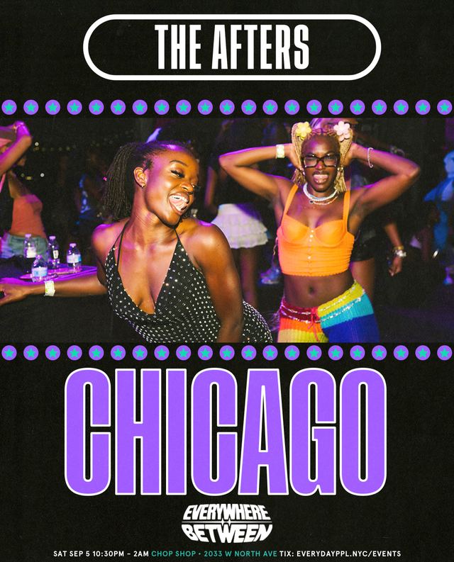 The Afters Chicago, Sat, Sep 5, Chop Shop, Wicker Park