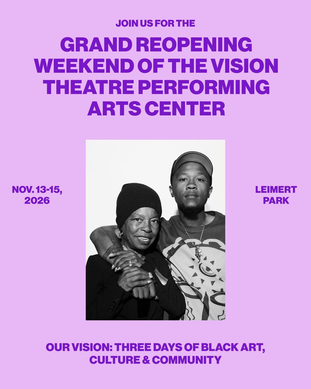 Grand Reopening Weekend of The Vision Theatre Performing Arts Center