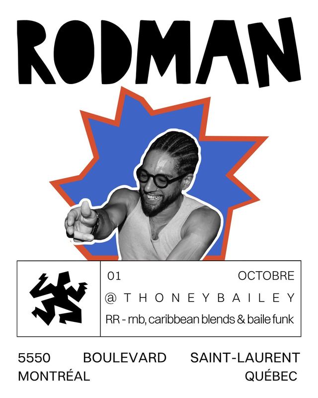 Rodman, Thu, Oct 1, Thoney Bailey