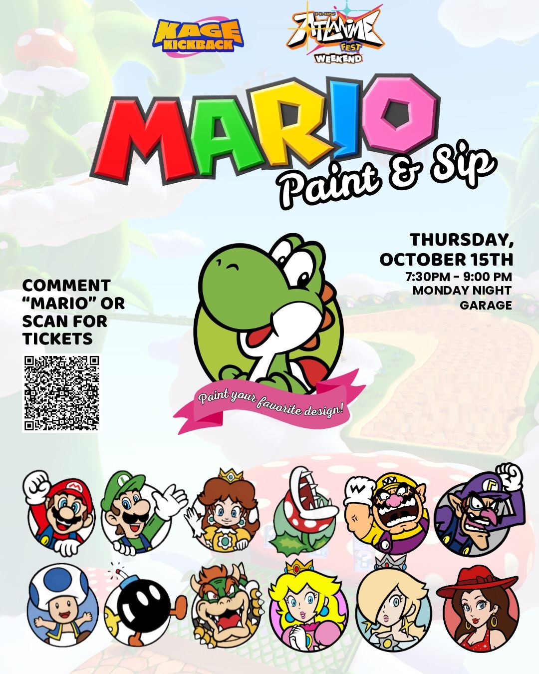 Mario Paint & Sip