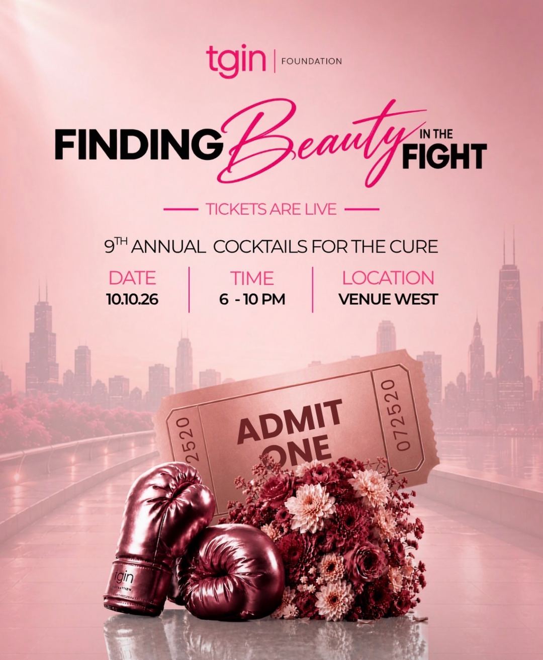 Cocktails for the Cure — flyer 2
