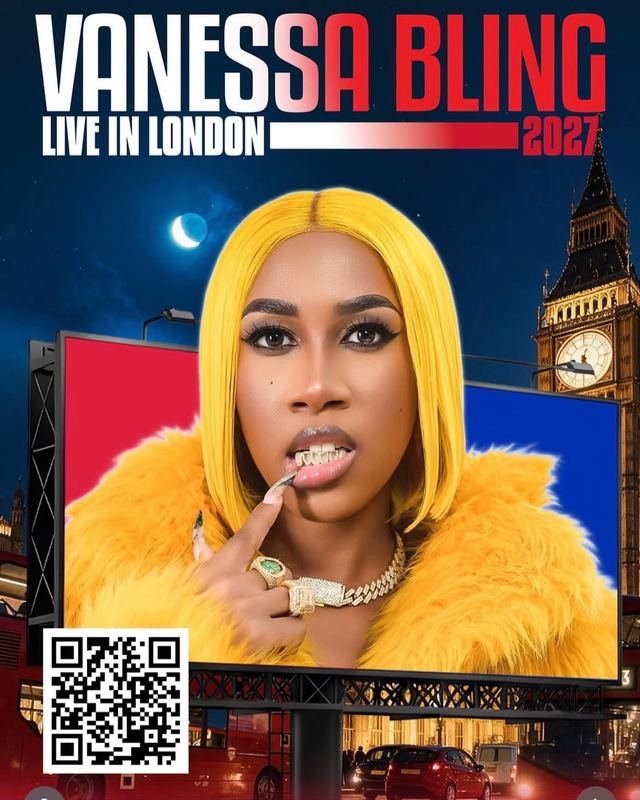 Vanessa Bling Live In London, Sat, May 1, 2027