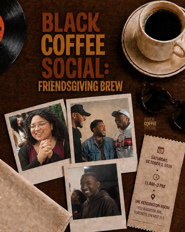 Black Coffee Social: Friends Giving Brew, Sat, Oct 3, The Kensington Room