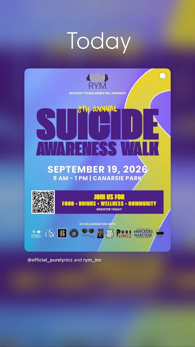 8th Annual Suicide Awareness Walk, Sat, Sep 19, Canarsie Park, Brooklyn