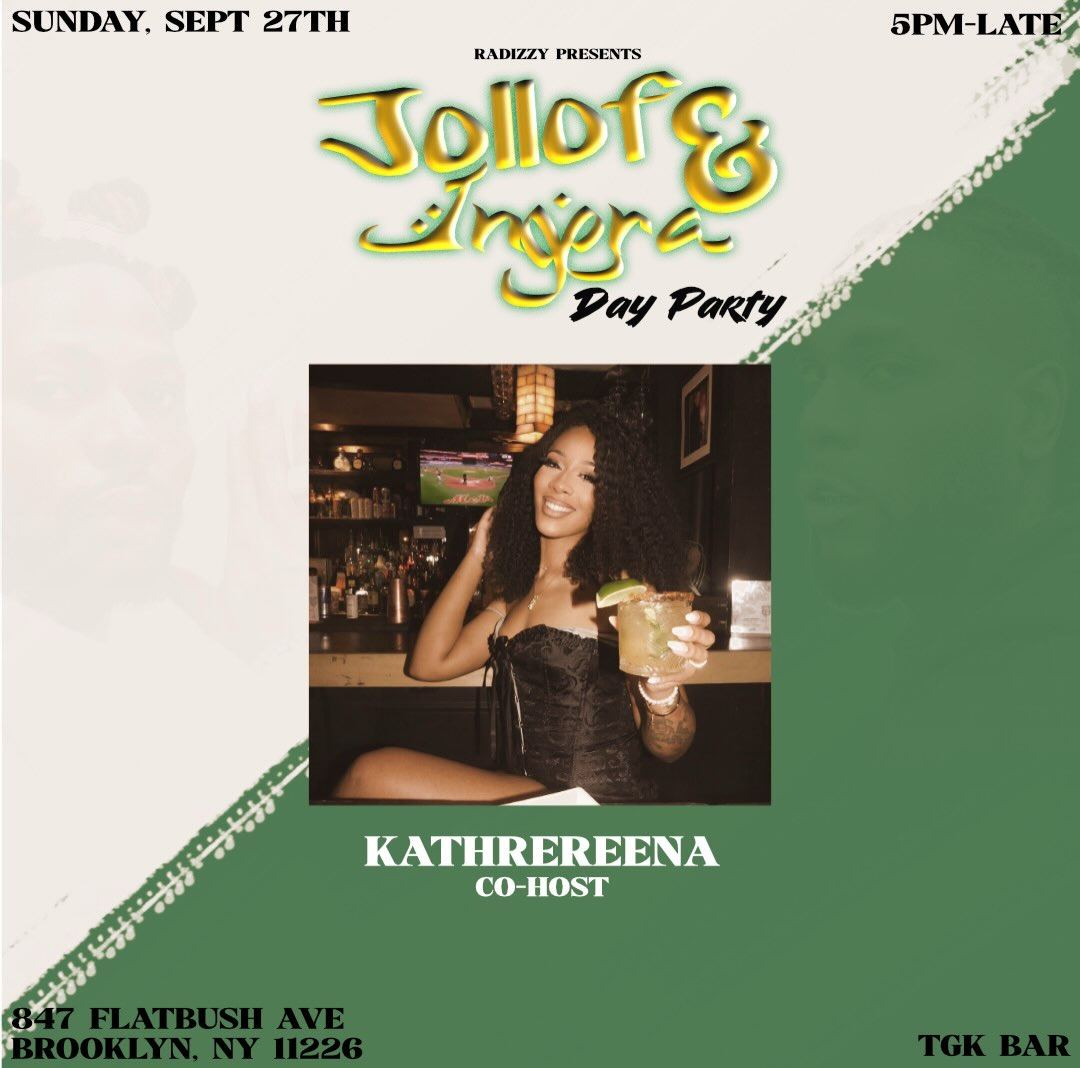 Jollof & Injera Day Party — flyer 2