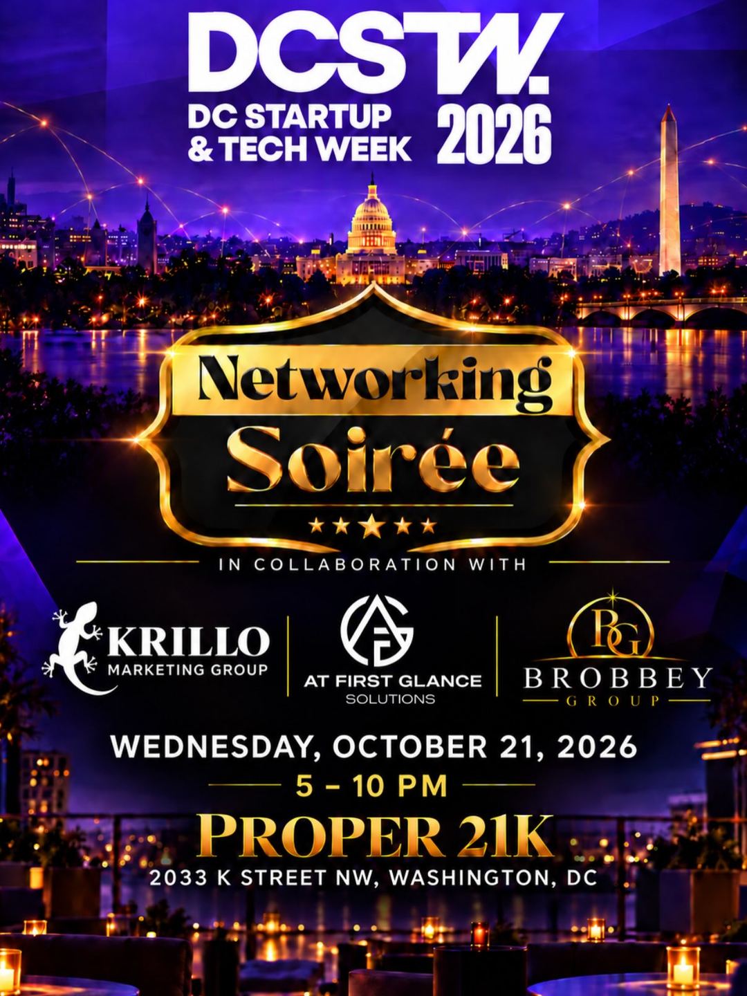 Networking Soirée - DC Startup Week Edition