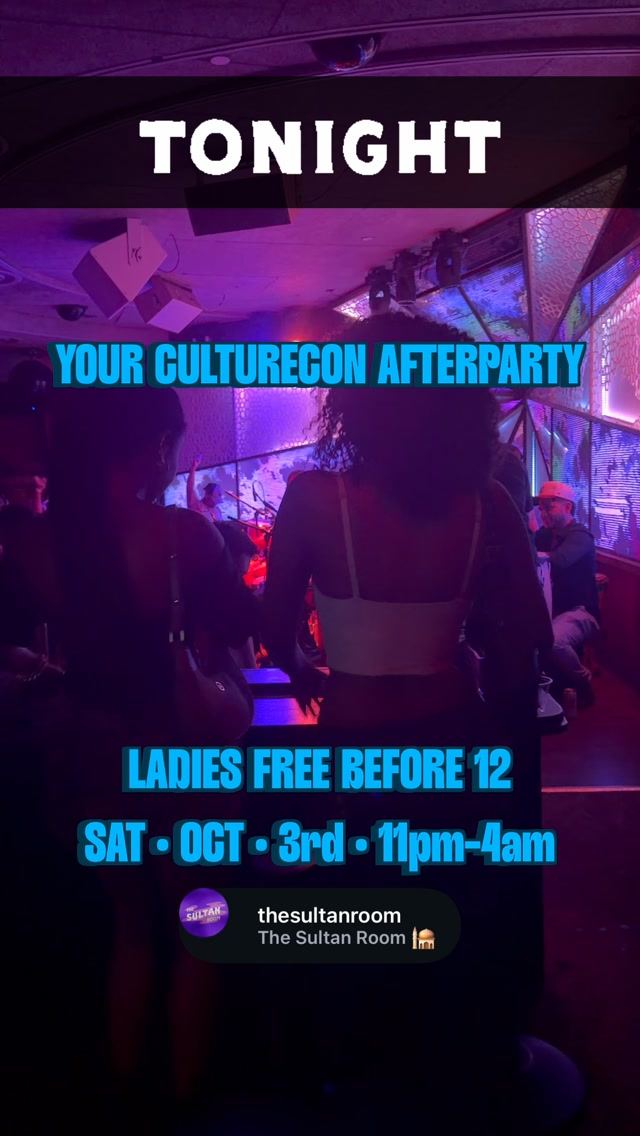 YOUR CULTURECON AFTERPARTY