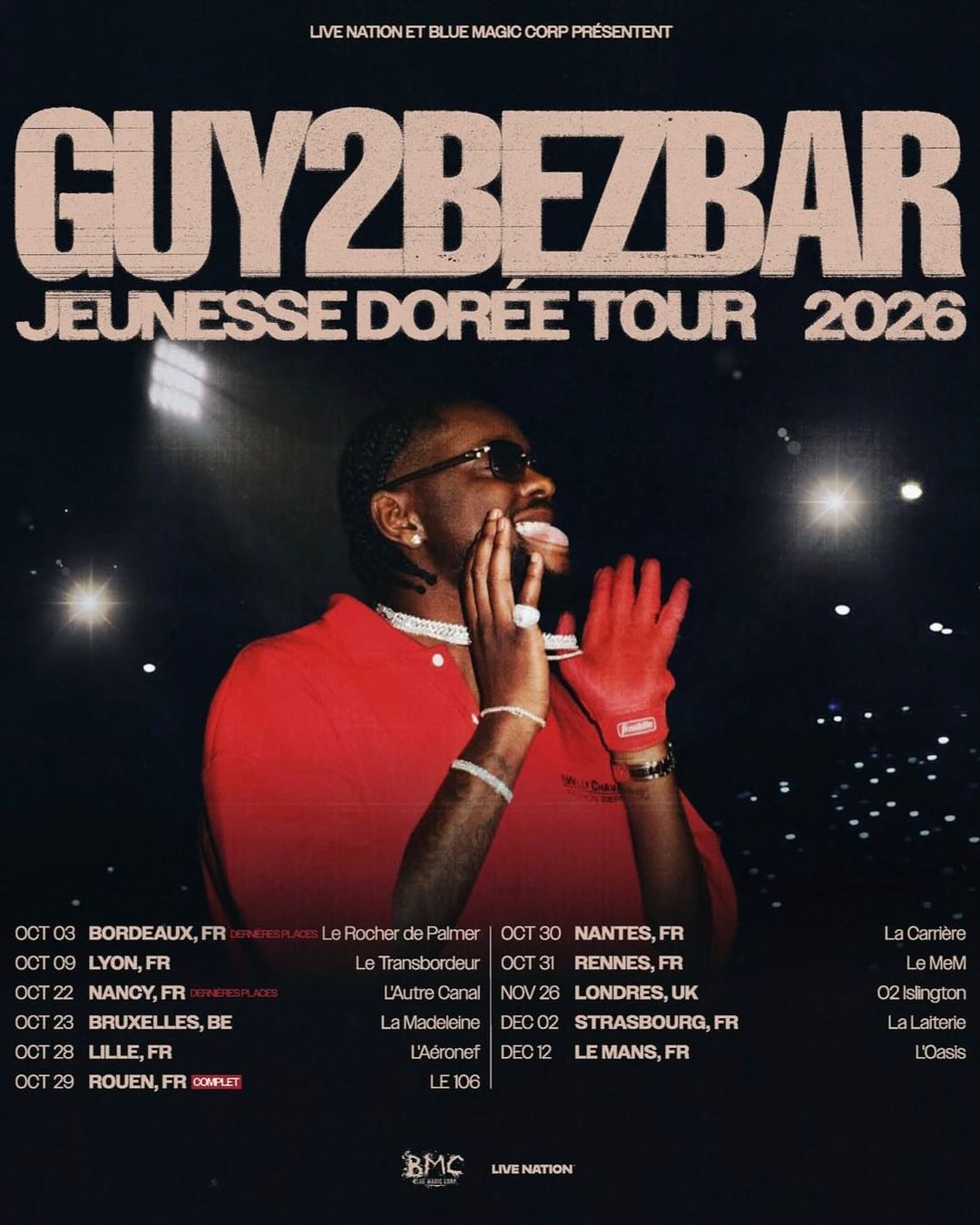 Guy2Bezbar Jeunesse Dorée Tour