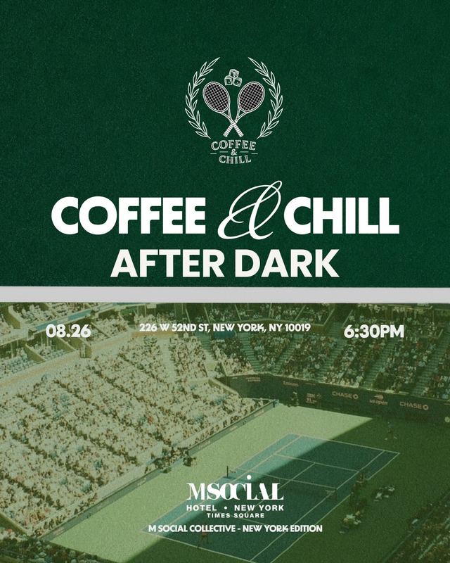 Coffee & Chill After Dark, Wed, Aug 26, M Social Hotel New York Times Square, Times Square